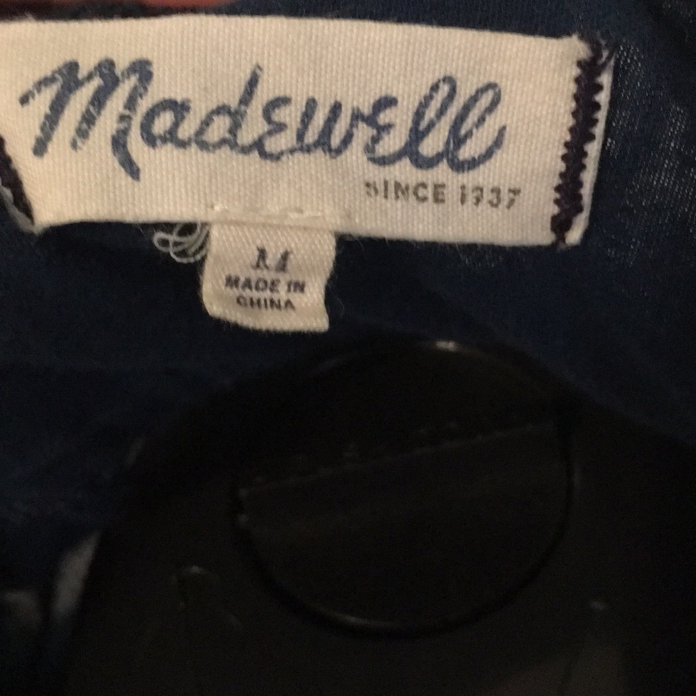 Navy Madewell Button Down - Picture 4 of 4
